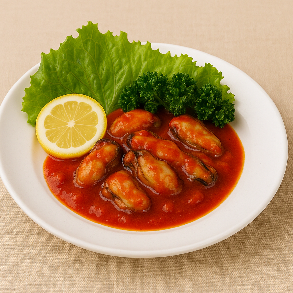 かきのトマト焼き